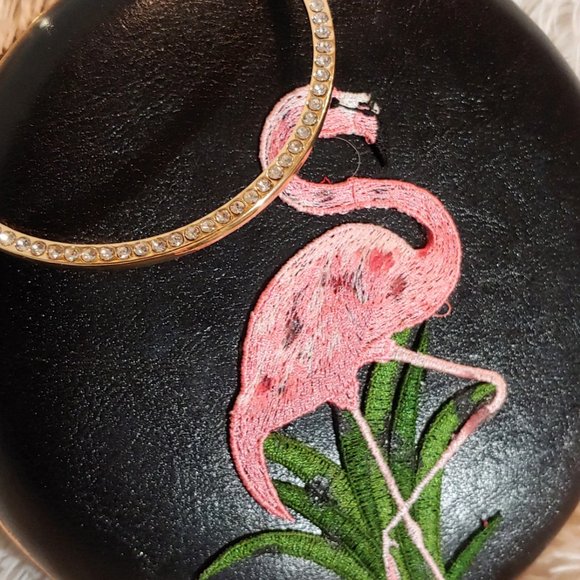 Flamingo black leather purse - Picture 2 of 3